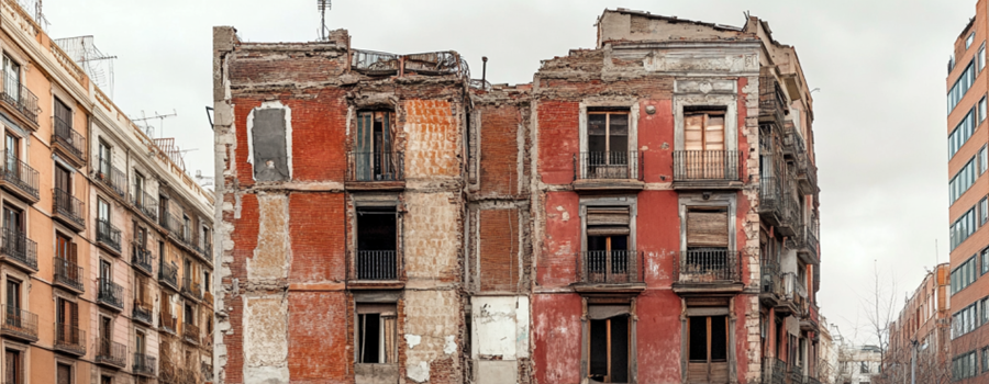 Cobertura de «ruina total» en los seguros de comunidad